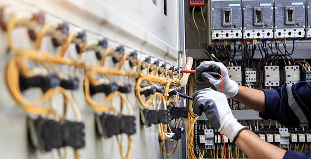Professional Electrician technician working in Tullytown, PA